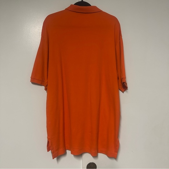Vintage POLO GOLF RALPH LAUREN Performance Golf Polo Shirt Bright Orange Size L - Picture 8 of 8